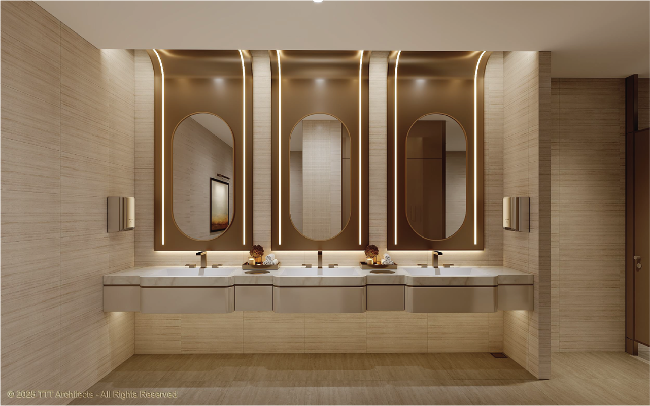 Tiện ích bể Nhà vệ sinh cộng đồng Ích Chung Cư Celestine Westlake Tây Hồ - 300 Võ Chí Công